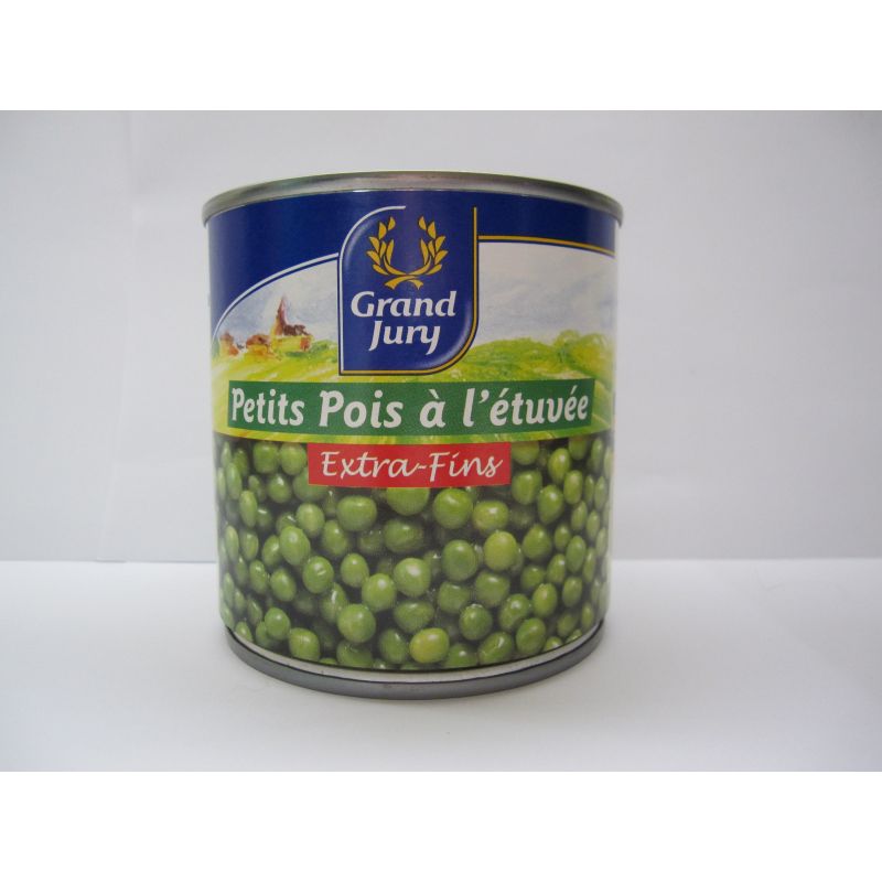 Grand Jury Bte 1/2 Petits Pois Extra Fins Etuve