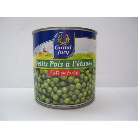 Grand Jury Bte 1/2 Petits Pois Extra Fins Etuve