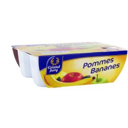 Grand Jury 4X100G Compote Pommes/Bananes