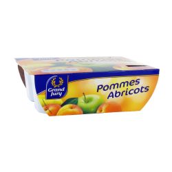 Grand Jury 4X100G Compote Pommes/Abricots