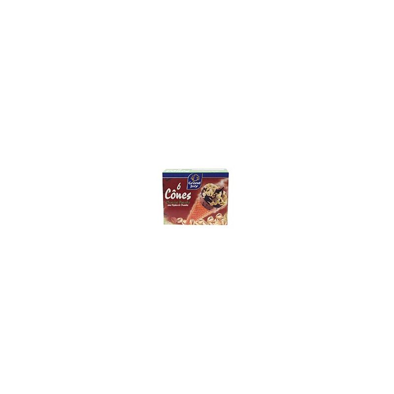 Grand Jury 6X120Ml Cones Chocolat/Pistache
