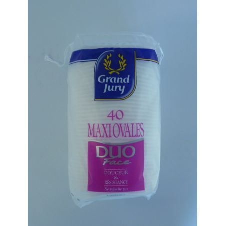 Grand Jury Pq 40 Disques Coton Ovales