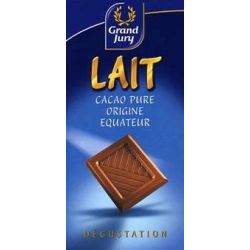 Grand Jury Tablette 100G Chocolat Au Lait Degustation