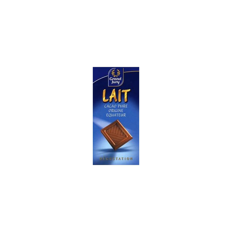 Grand Jury Tablette 100G Chocolat Au Lait Degustation