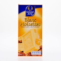 Grand Jury Tablette 200G Chocolat Blanc Noisette