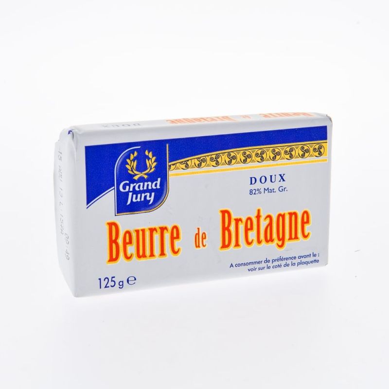 Grand Jury 125G Plaquette Beurre Doux Breton