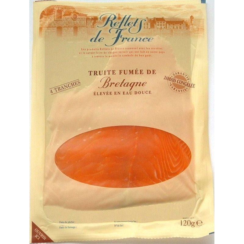 Reflets De France 120G Truite Fumée X4 Tranches Rdf