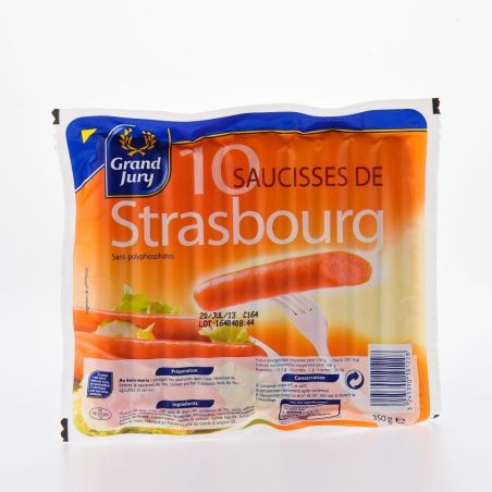Grand Jury 350G Saucisses Strasbourg X10