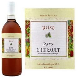1Er Prix 75Cl Vin De Pays Herault Rose