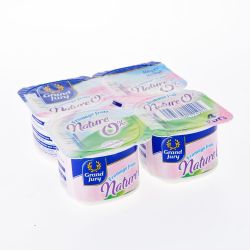 Grand Jury 4X100G Fromage Frais Nature 0%.Grand