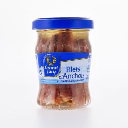 Grand Jury 100G Pot Verre Anchois Huile Olive