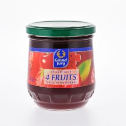 Grand Jury Pot 370G Confiture 4 Fruits Rouges