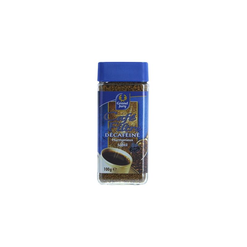 Grand Jury 100G Cafe Soluble Lyophilise Decafeine