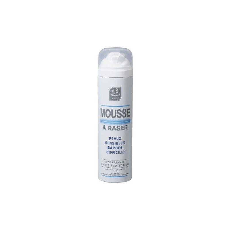 Grand Jury 250Ml Mousse A Raser Peau Sensible Barbe Difficile
