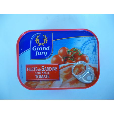 Grand Jury Bte 1/7 Filet Sardine Tomate