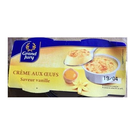 Grand Jury 4X100G Creme Aux Œufs Vanille