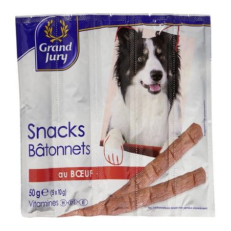 Grand Jury 50G Batonnet Boeuf Chien