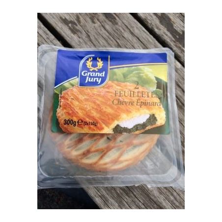 Grand Jury 2X150G Feuillette Chevre/Epinard
