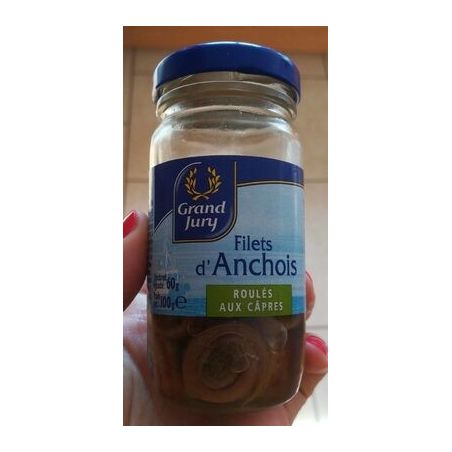 Grand Jury 100G Verre Anchois Roule Capre