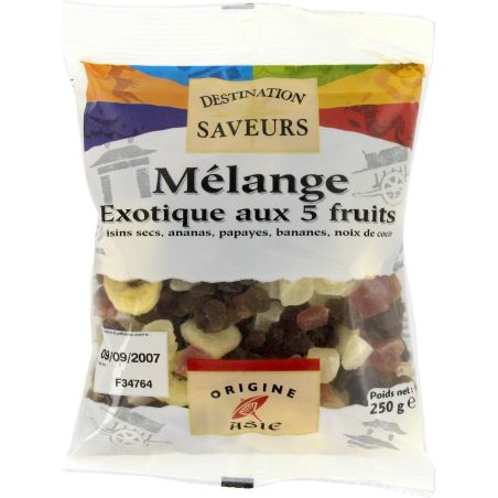 Destination Saveurs 250G Melange Exotique 5 Fruits