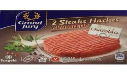 Grand Jury 2X100G Steak Hache De Charolais Pur B?Uf Vbf