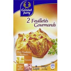 Grand Jury 2X100G Feuilletes Jambon/Emmental