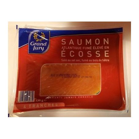 Grand Jury 150G 4 Tranches Saumon Ecosse