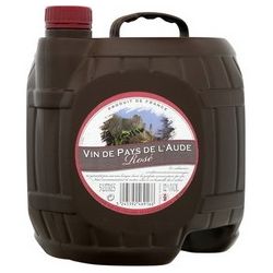 1Er Prix 5L Cubi Vin Du Pays De L Aude Rose