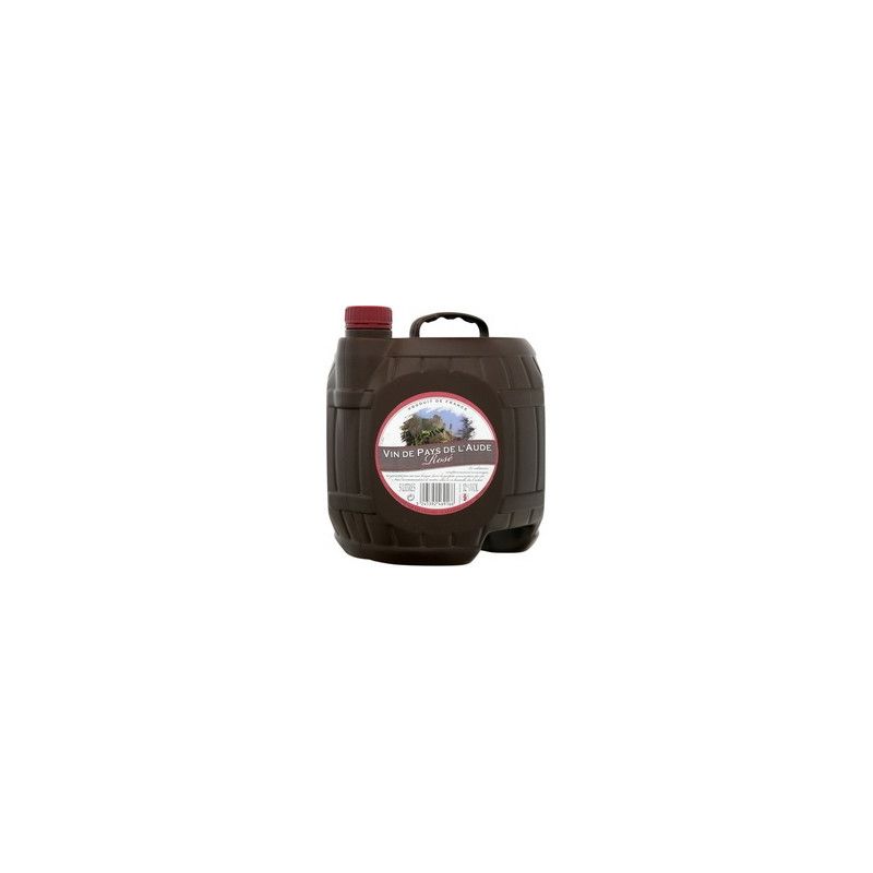 1Er Prix 5L Cubi Vin Du Pays De L Aude Rose