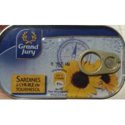 Grand Jury Pack 2X1/10 Sardine A L Huile Vegetale
