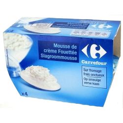 Crf Sensation 4X100G Fromage Frais Nature Sans Mousse