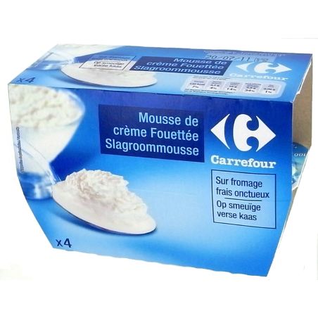 Crf Sensation 4X100G Fromage Frais Nature Sans Mousse