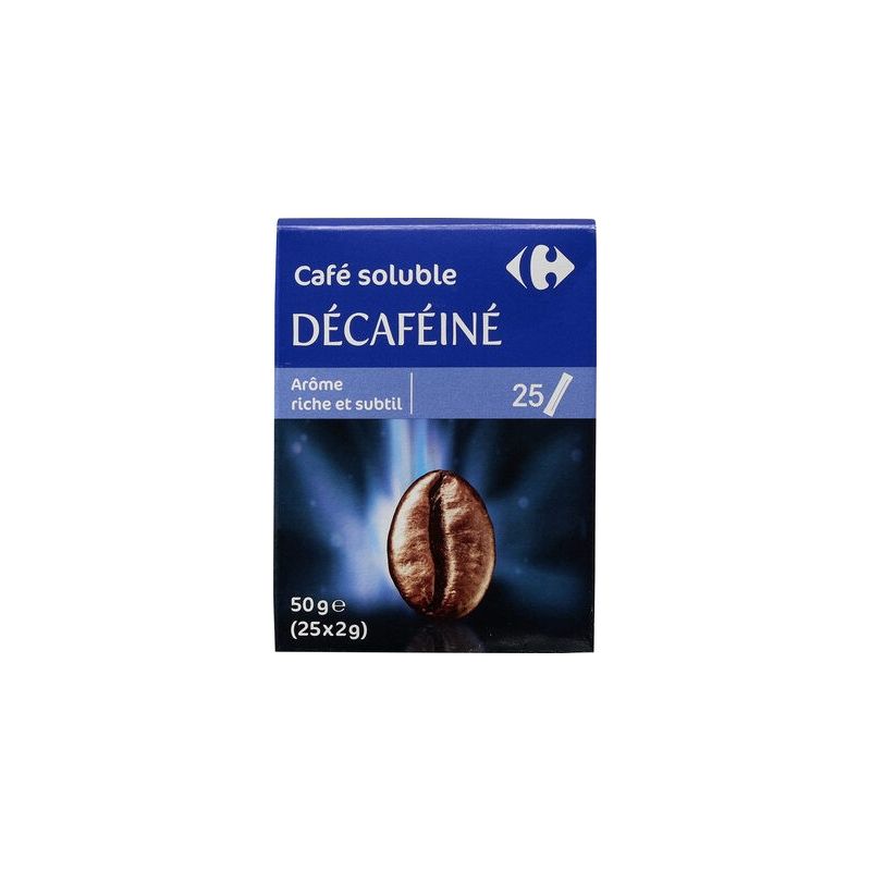 Carrefour 25X2G Décaféiné Intense X25 Sticks Crf