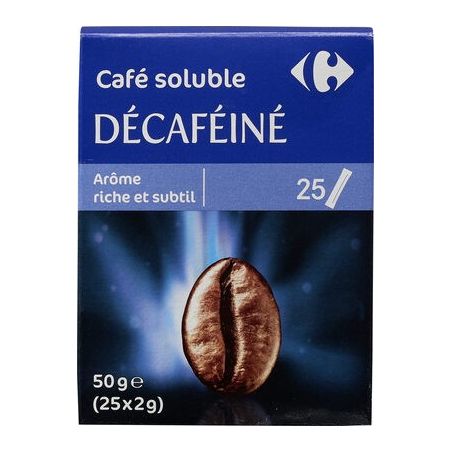 Carrefour 25X2G Décaféiné Intense X25 Sticks Crf