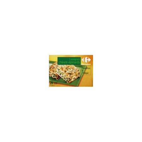 Carrefour 600G Lasagn.Chevre/Epinard Crf