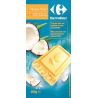 Carrefour 200G Tablette Chocolat Blanc Coco Crf