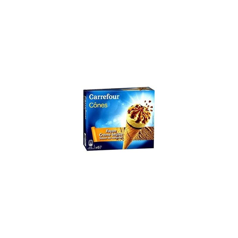 Carrefour 6X120Ml Cone Creme Brulee Crf