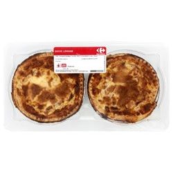 Carrefour 280G Quiche Lorraine X2