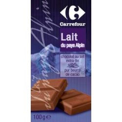 Crf Cdm 3X100G Lot Tablette Chocolat Au Lait Alpin