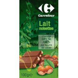 Crf Cdm 3X100G Lot Tablette Chocolat Au Lait Noisettes