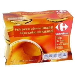 Crf Original 4X100G Pots De Crème Au Caramel