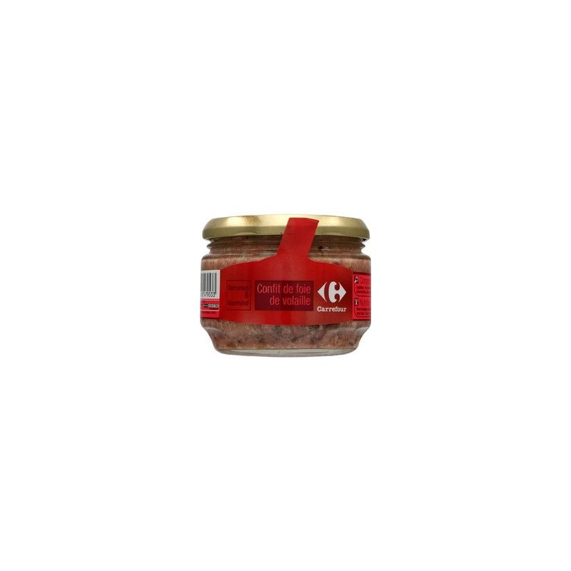 Carrefour 180G Confit De Foie Volaille Crf