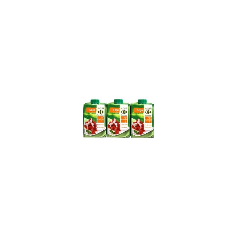 Carrefour Nutrition 3X200Ml Creme De Soja Crf
