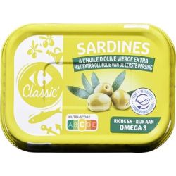 Crf Classic 1/5 Sardines À L'Huile D'Olive Verte Extra