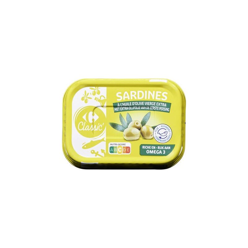 Crf Classic 1/5 Sardines À L'Huile D'Olive Verte Extra