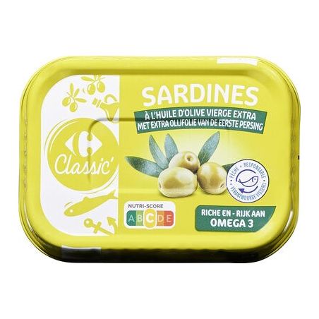 Crf Classic 1/5 Sardines À L'Huile D'Olive Verte Extra