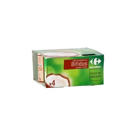 Carrefour 4X125G Bifidus Aromat.Coco Crf