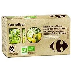 Carrefour Bio X20 Infusion Mélange 4 Plantes Crf