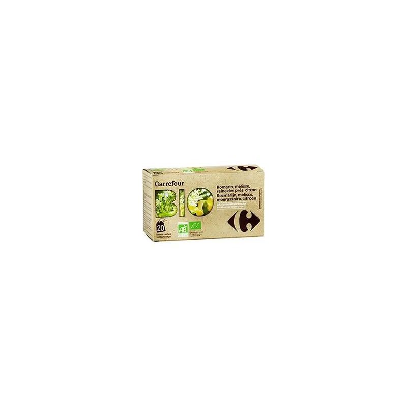 Carrefour Bio X20 Infusion Mélange 4 Plantes Crf
