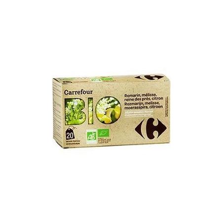 Carrefour Bio X20 Infusion Mélange 4 Plantes Crf